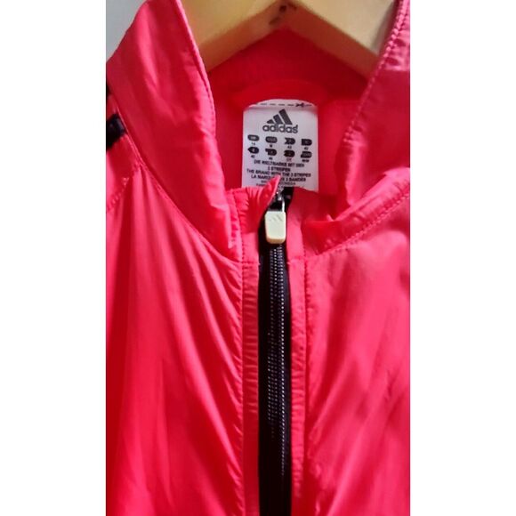 Adidas Jacket Response Formotion Running Light Coat Coral/Black/Reflct Zip WOM M - Picture 7 of 15